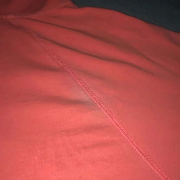 ROXY zip up sweatshirt hoodie,crocheted pocket detail, rope pull strings size M - Picture 10 of 10